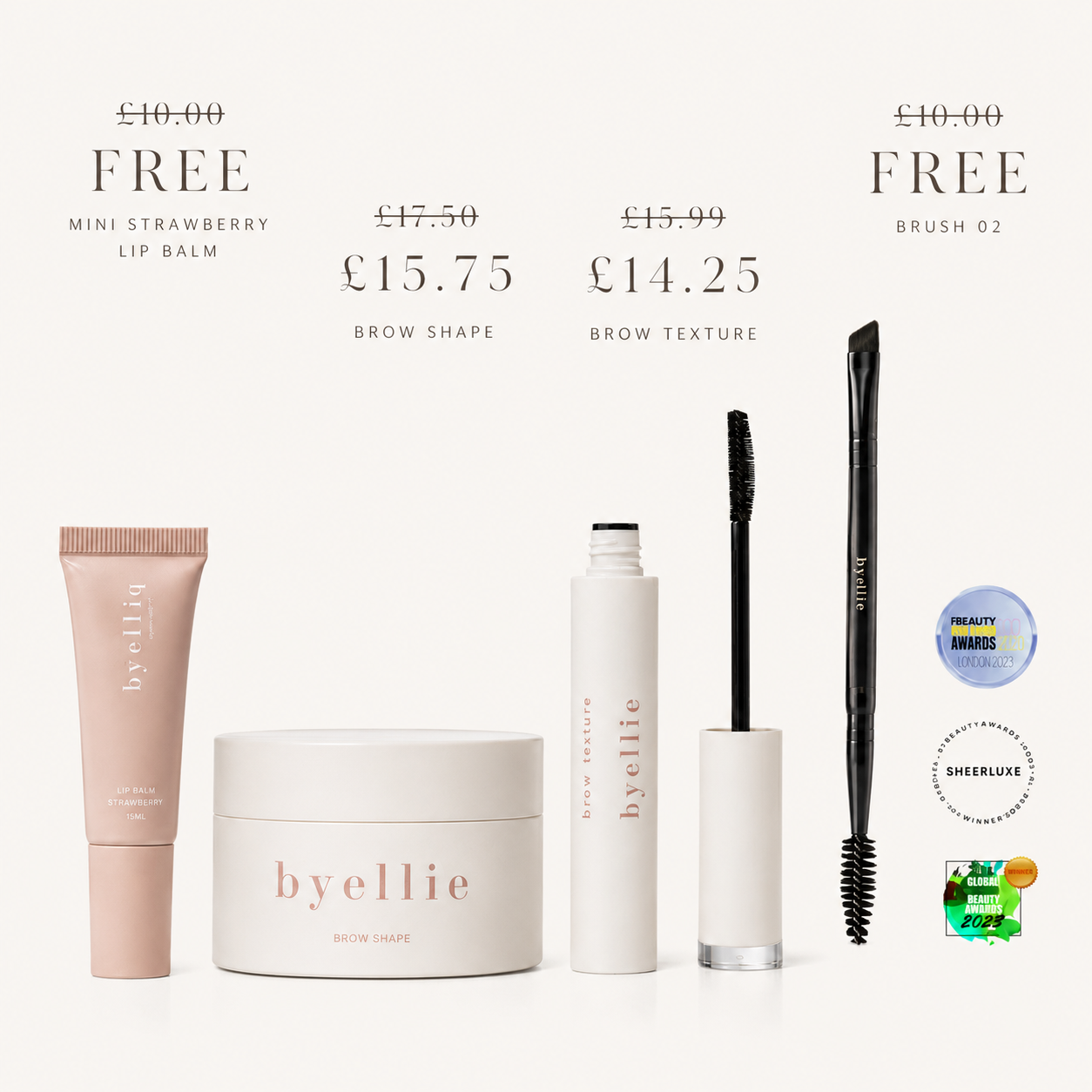 Brow Shape + Brow Texture Hero Duo (+ 2 Free Gifts)